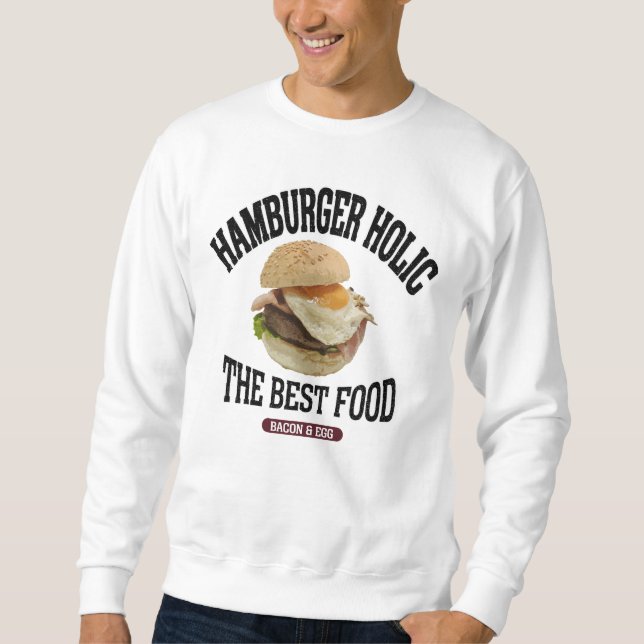SUDADERA ベーコン＆エッグバーガー（ビンテージ風） (Anverso)