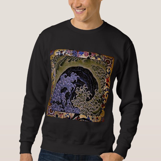 Sudadera 北 斎 Bella Artes de Wave Feminine Hokusai (Anverso)