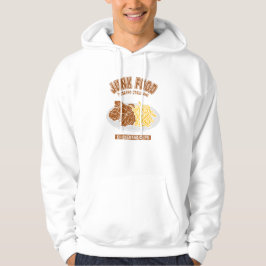 SUDADERA 唐揚げポテト(カレッジ風イラスト)