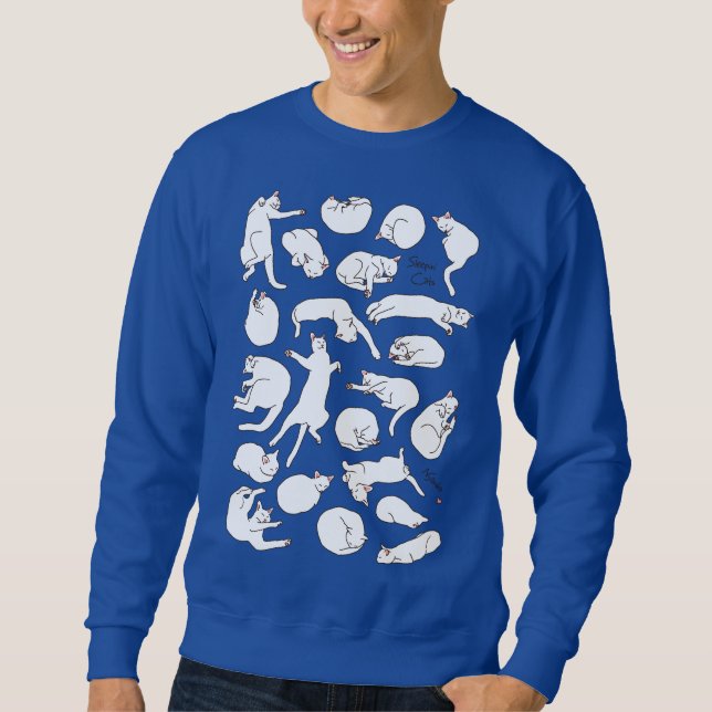 Sudadera 【寝ねこ(白猫Ver.)】 Sleeping cat (White cat) (Anverso)