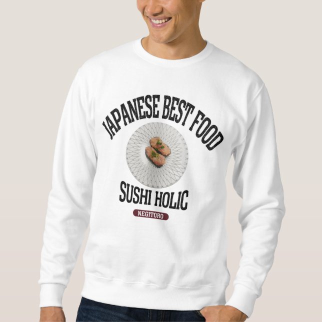 SUDADERA 寿司ねぎとろ（ねぎあり）（ビンテージ風） (Anverso)