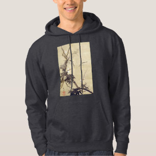Sudadera 竹に鳥, pájaro y bambú, Kiitsu, arte del 其一 de Japón
