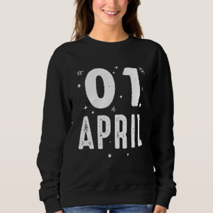 Sudadera 01 de abril Aniversario Fiesta Ocasiones especiale