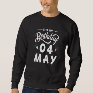 Sudadera 04 de mayo Aniversario Fiesta Ocasiones especiales