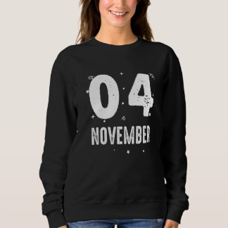 Sudadera 04 November Anniversary Party Special Occasions fo