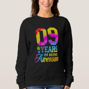 Sudadera 09 Años De Ser Sorprendente Tye Noveno Cumpleaños