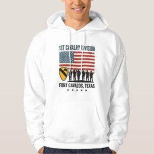 Sudadera 1ª División de Caballería Fort Hood Camiseta Milit