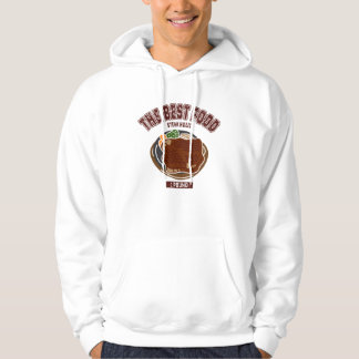 SUDADERA 1ポンドステーキ (カレッジ風イラスト)