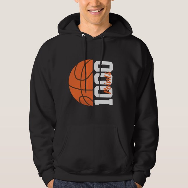 Sudadera 1000 Career Points Basketball Player Team Men's (Anverso)