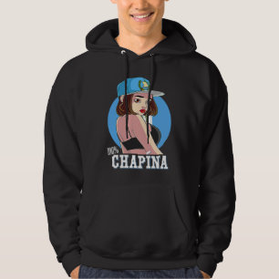 Sudadera 100 Chapina Latina Chica Bandera de Guatemala Orgu