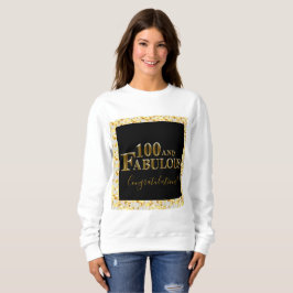 Sudadera 100 cumpleaños