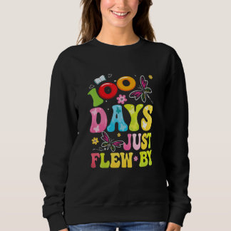 Sudadera 100 Days Just Flew By Butterfly 100th Day of Schoo