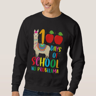 Sudadera 100 Days Llama Alpaca Pun Meme Sarcastic 100th Day