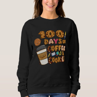 Sudadera 100 Days Of Coffee & Cookies 100th Day Of School T