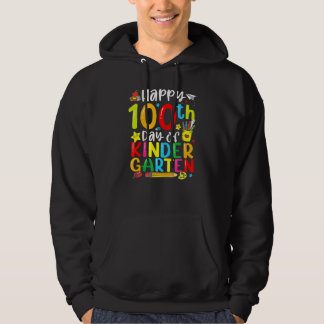 Sudadera 100 Days Of Kindergarten Funny Happy 100th Day Of 