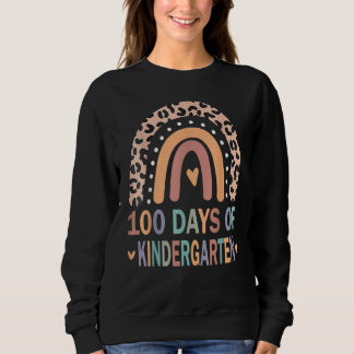 Sudadera 100 Days Of Kindergarten School Teacher Smarter Ra
