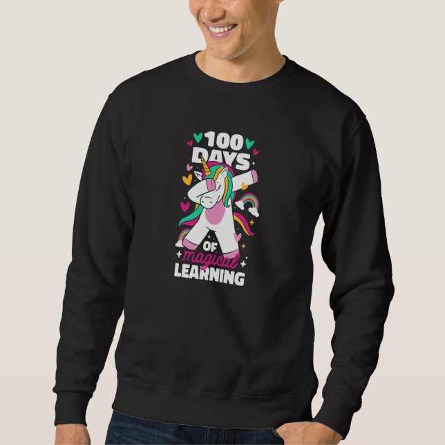 Sudadera 100 Days of Magical Learning Teaching School Kid U (Anverso)