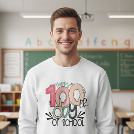 Sudadera 100 Days of School Celebration Basic