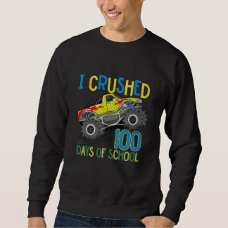 Sudadera 100 Days Of School Monster Truck 100th Day Of Scho