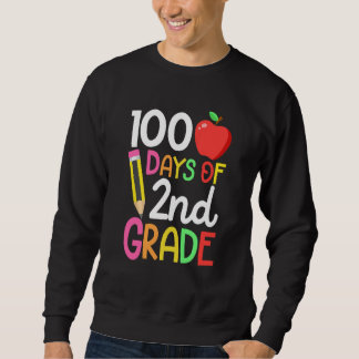 Sudadera 100 Days Of Second Grade Teacher 100th Day Of Scho