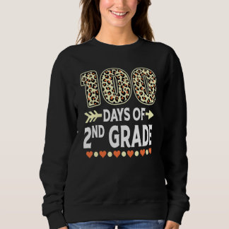 Sudadera 100 Days Of Second Grade Teacher 100th Day Of Scho