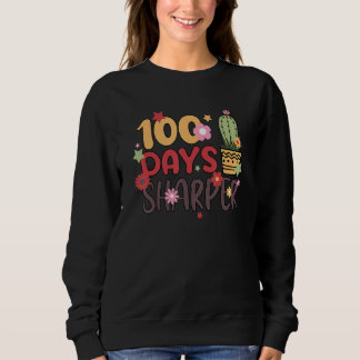 Sudadera 100 Days Sharper 100th Day Of School Teacher Stude