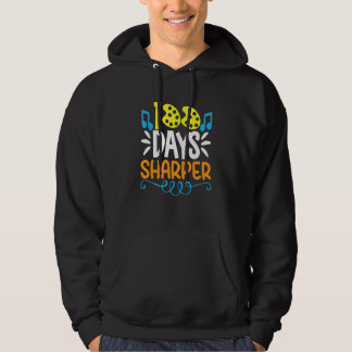 Sudadera 100 Days Sharper Happy 100 Days Of School Student