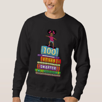 Sudadera 100 Days Smarter 100th Day Of School Black Girl Ma