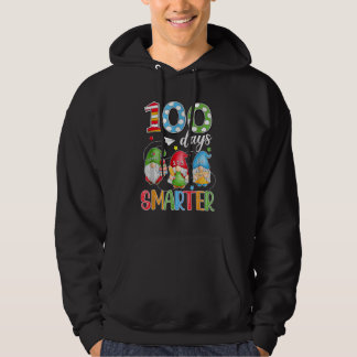 Sudadera 100 Days Smarter Gnome 100th Day Of School Men Kid