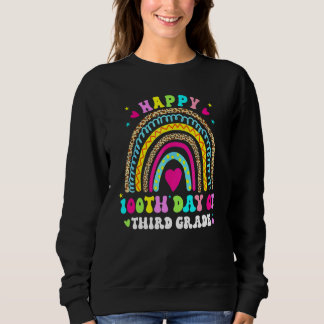 Sudadera 100 Days Smarter Happy 100th Day Of School Third G
