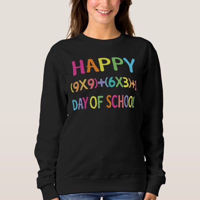Sudadera 100 Days Smarter Kids, 100th Day Of School Project (Anverso)