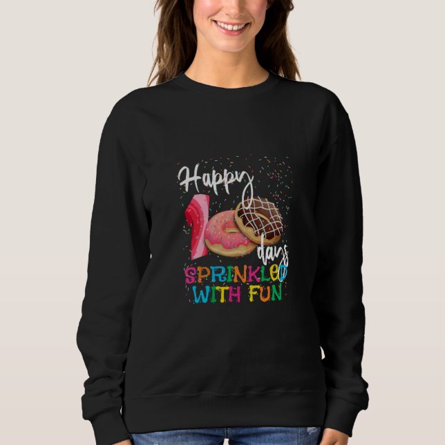 Sudadera 100 Days Sprinkled with Fun 100th Day of School Te (Anverso)