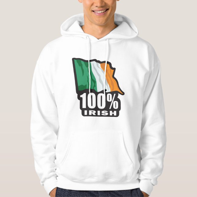 Sudadera 100% Día de Irlanda/San Patricio (Anverso)
