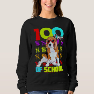 Sudadera 100° Día De La Escuela Niños Beagle Costume