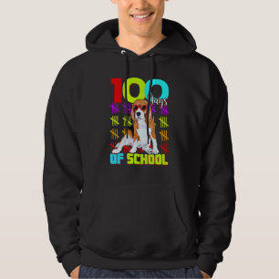 Sudadera 100° Día De La Escuela Niños Beagle Costume