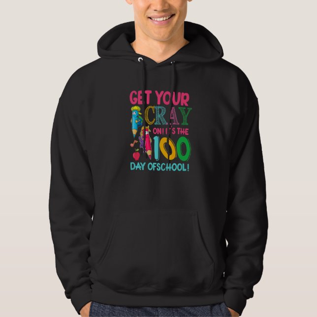 Sudadera 100° Día De La Escuela Te Entristece Con El Profes (Anverso)