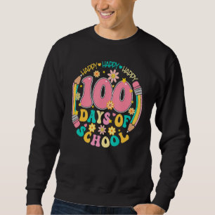 Sudadera 100° Día de maestros niños felices 100 días