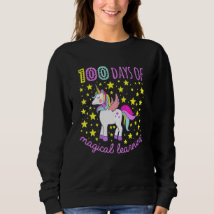 Sudadera 100 Días Adorables De Escuela De Aprendizaje Mágic
