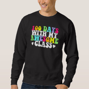 Sudadera 100 días con mi maravilloso profesor de clase 100 