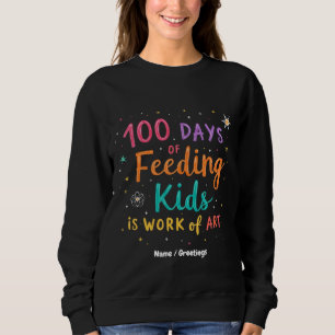Sudadera 100 días de alimentación infantil es una obra de a