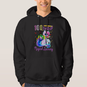 Sudadera 100 Días De Aprendizaje Magico Escolar Chicas Unic