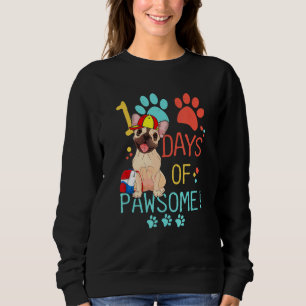 Sudadera 100 Días De Atractivo Perro Bulldog Francés 100 Dí