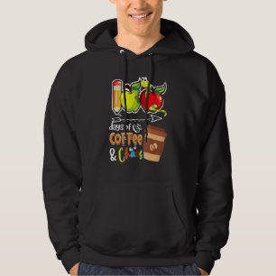 Sudadera 100 días de café y caos 100 días de clases