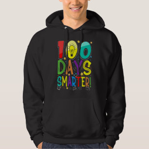 Sudadera 100 días de clase, 100 días, maestro más inteligen