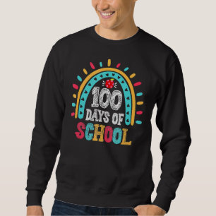 Sudadera 100 días de clases 100 días de lluvia más intelige