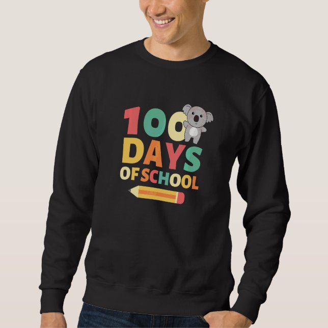 Sudadera 100 Días De Colegio Koala 100 Días De Colegio (Anverso)