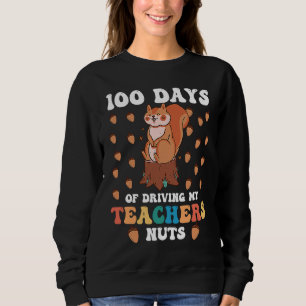 Sudadera 100 Días De Conducir A Mi Maestra Nueces 100 Días