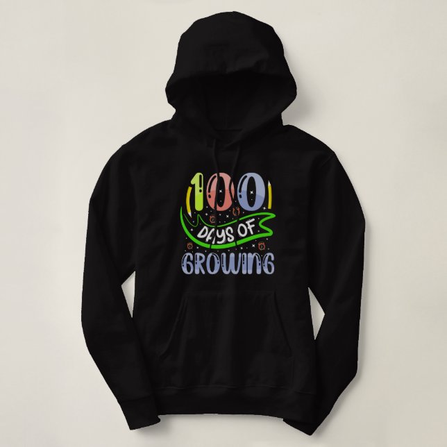 Sudadera 100 días de crecimiento 100 días (Diseño del anverso)