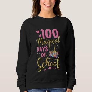 Sudadera 100 días de escuela 100 días mágicos 100 días de U