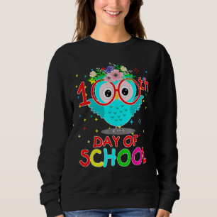 Sudadera 100 Días De Escuela Búho Lindo Feliz 100º Día De E